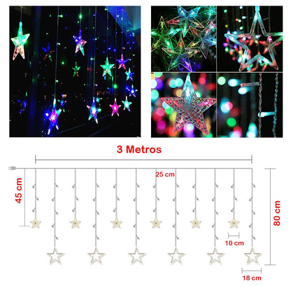 Extensión Estrellas 3m Navidad