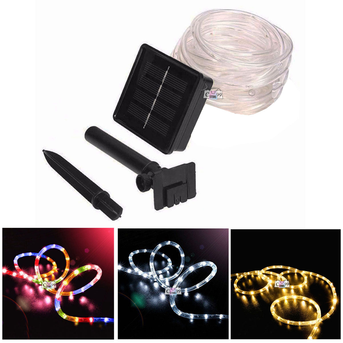 Manguera Luces 100 Led Navidad Exterior