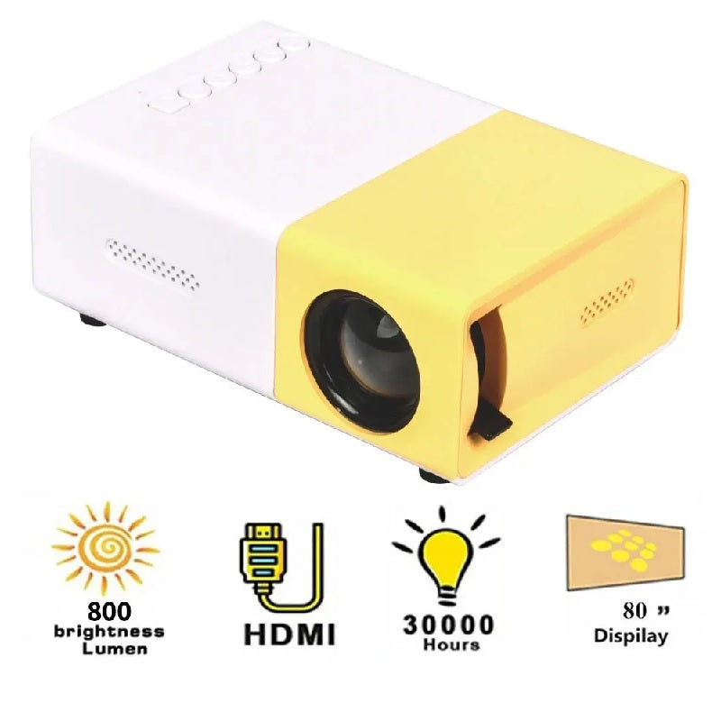 Mini Proyector Amarillo